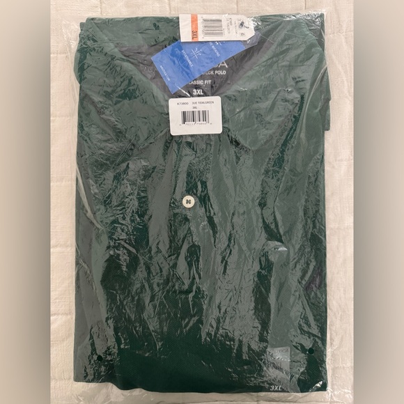 Nautica Men's Solid Deck Shirt Green Size 3XL - Picture 2 of 7